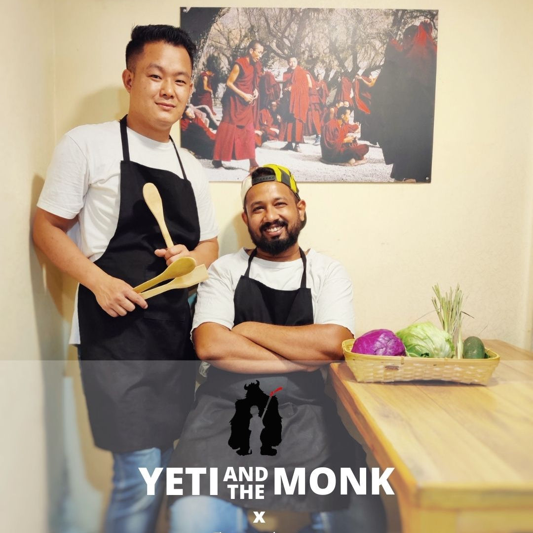 The Story of "Yeti and The Monk", Bamboo Baskets & a Home-Cafe Style Summer Salad
