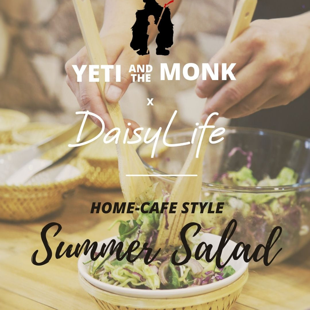 Home-Café Style Summer Salad by Chef Bikki @ "Yeti and the Monk"