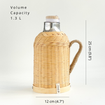 Small Bamboo Flask Volume Capacity 1.3 L