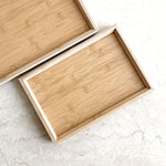 DAISYLIFE Natural and Eco-Friendly Bamboo Tea/ Coffee / Snacks / Food Serving Tray for guests or everyday use