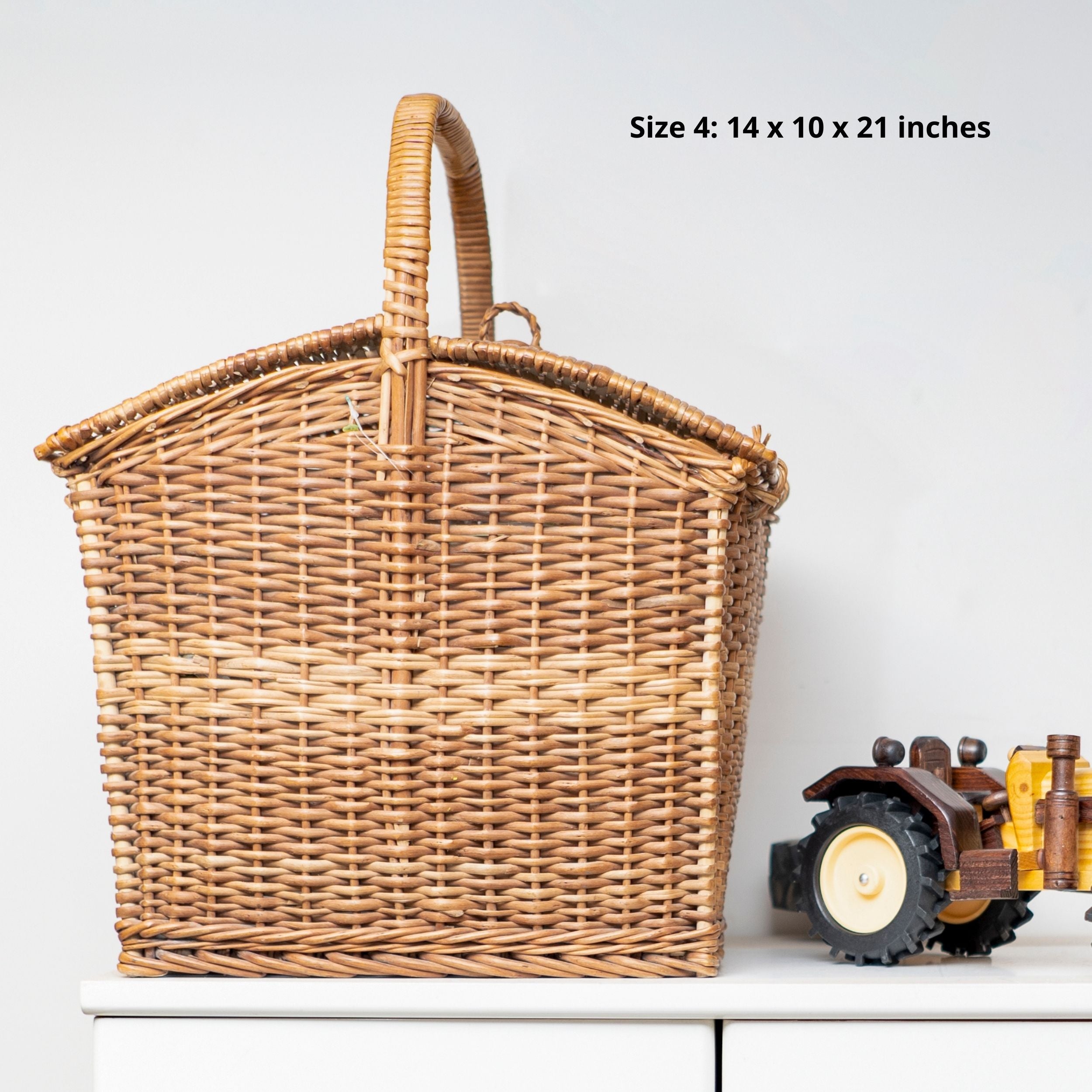 DaisyLife Wicker Picnic Basket