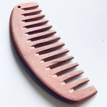 DaisyLife natural dark wood combs for thick curly wavy hair