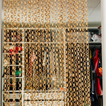 DaisyLife natural Bamboo Ring Curtains for house décor