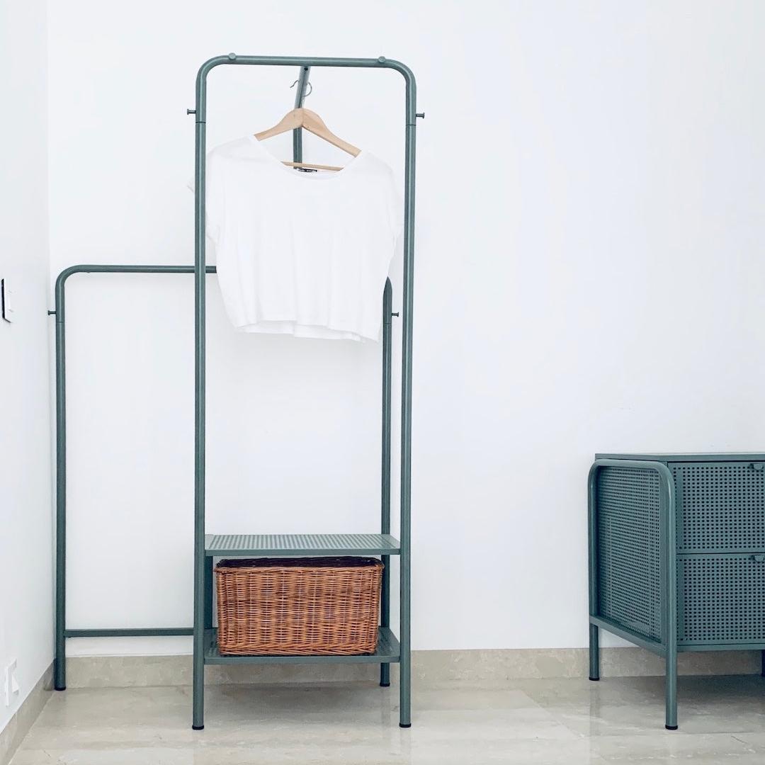 Super strong, functional and rectangular box storage wicker basket with side grooves for easy carry